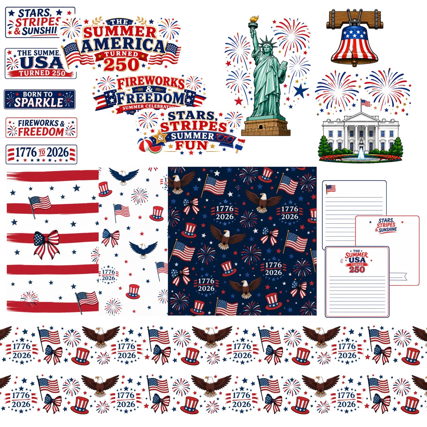 250th America Page Kits