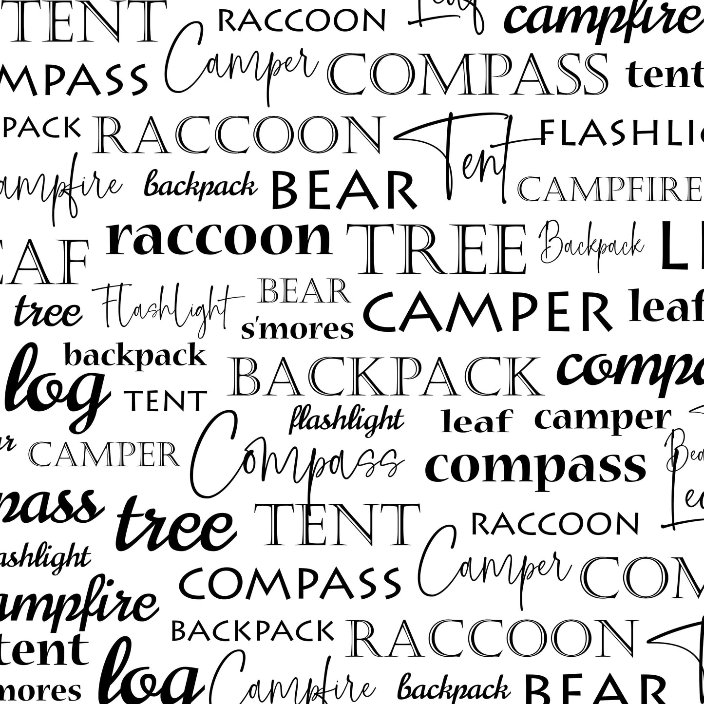 Camping Scrapbook Family