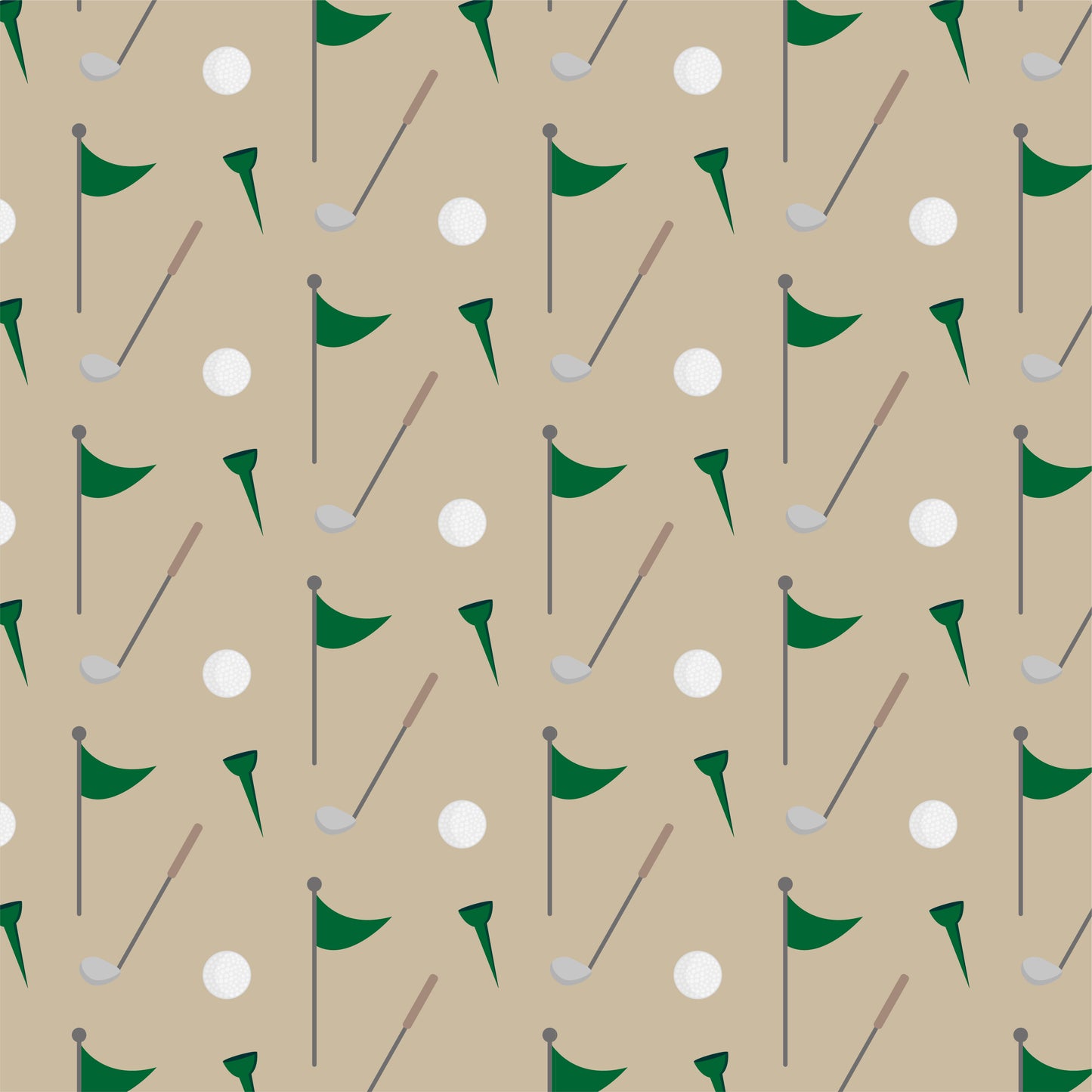 Golf Scrapbook Paper