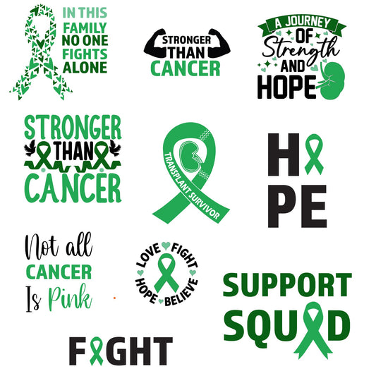 Kidney Cancer Scrapbook Paper Embellishments
