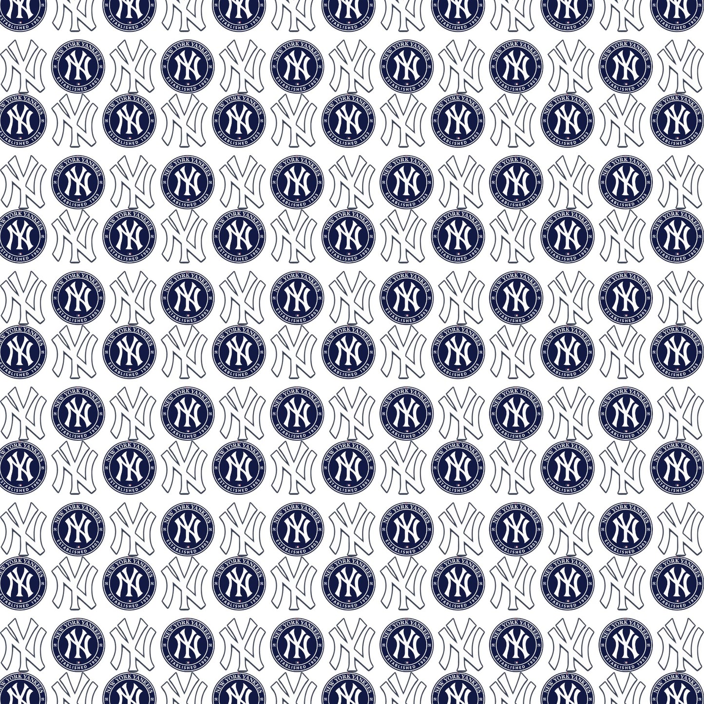 NY Yankees Scrapbook Paper