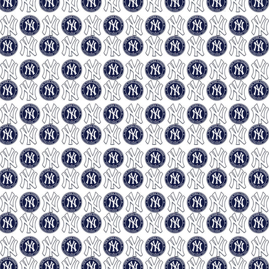 NY Yankees Scrapbook Paper