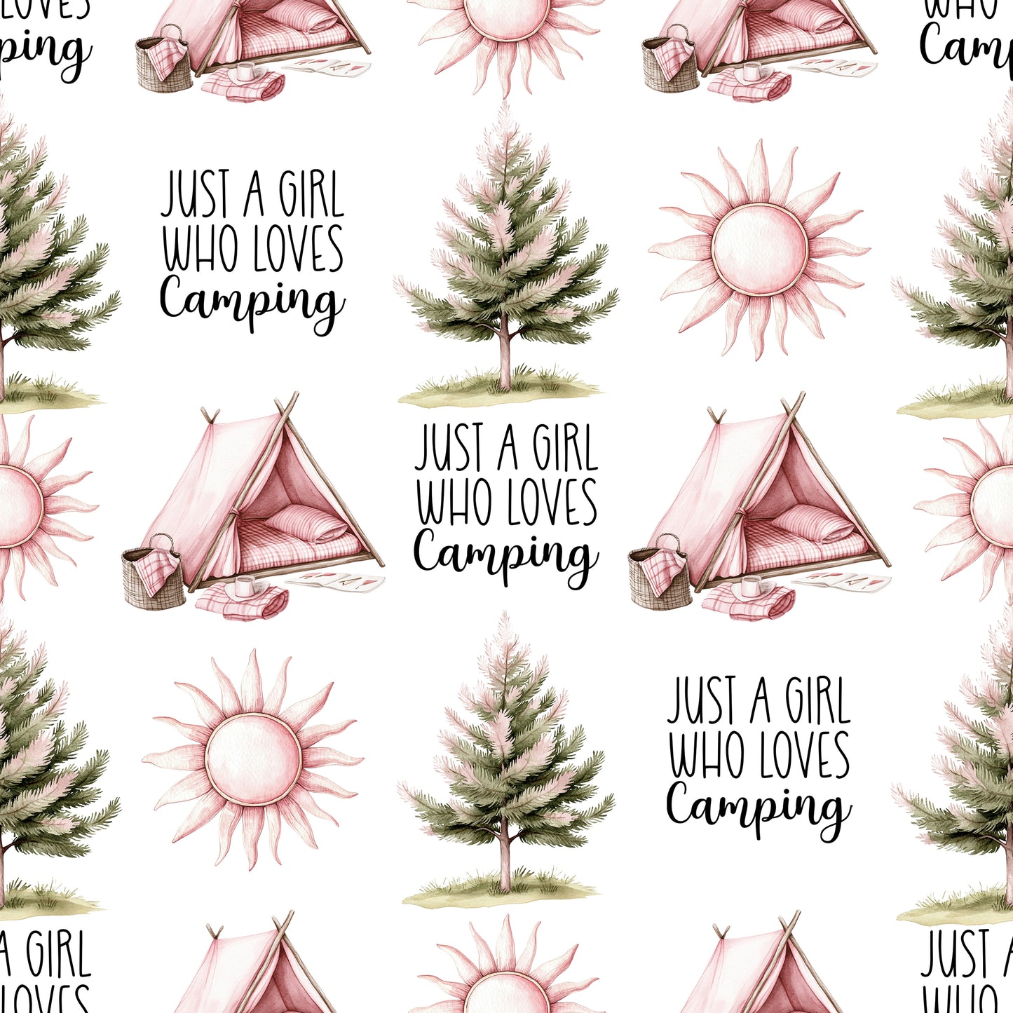 Camping Scrapbook Family