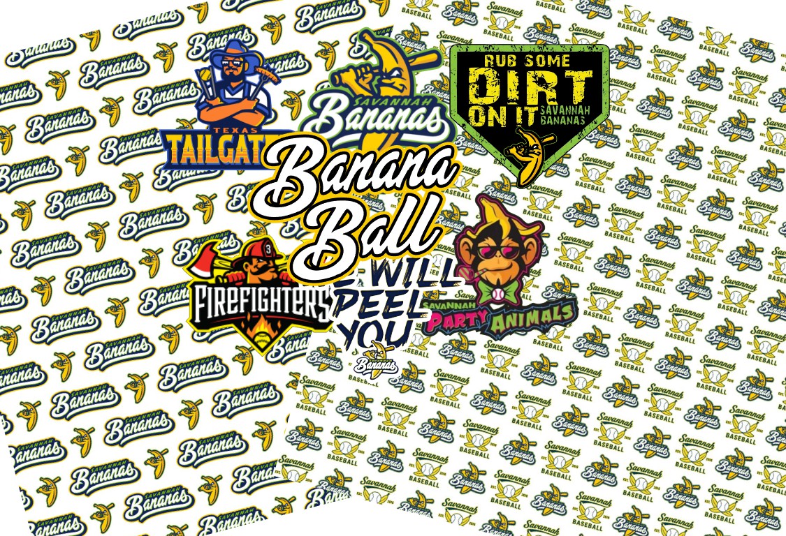 Banana Ball Scrapbook Page Kit