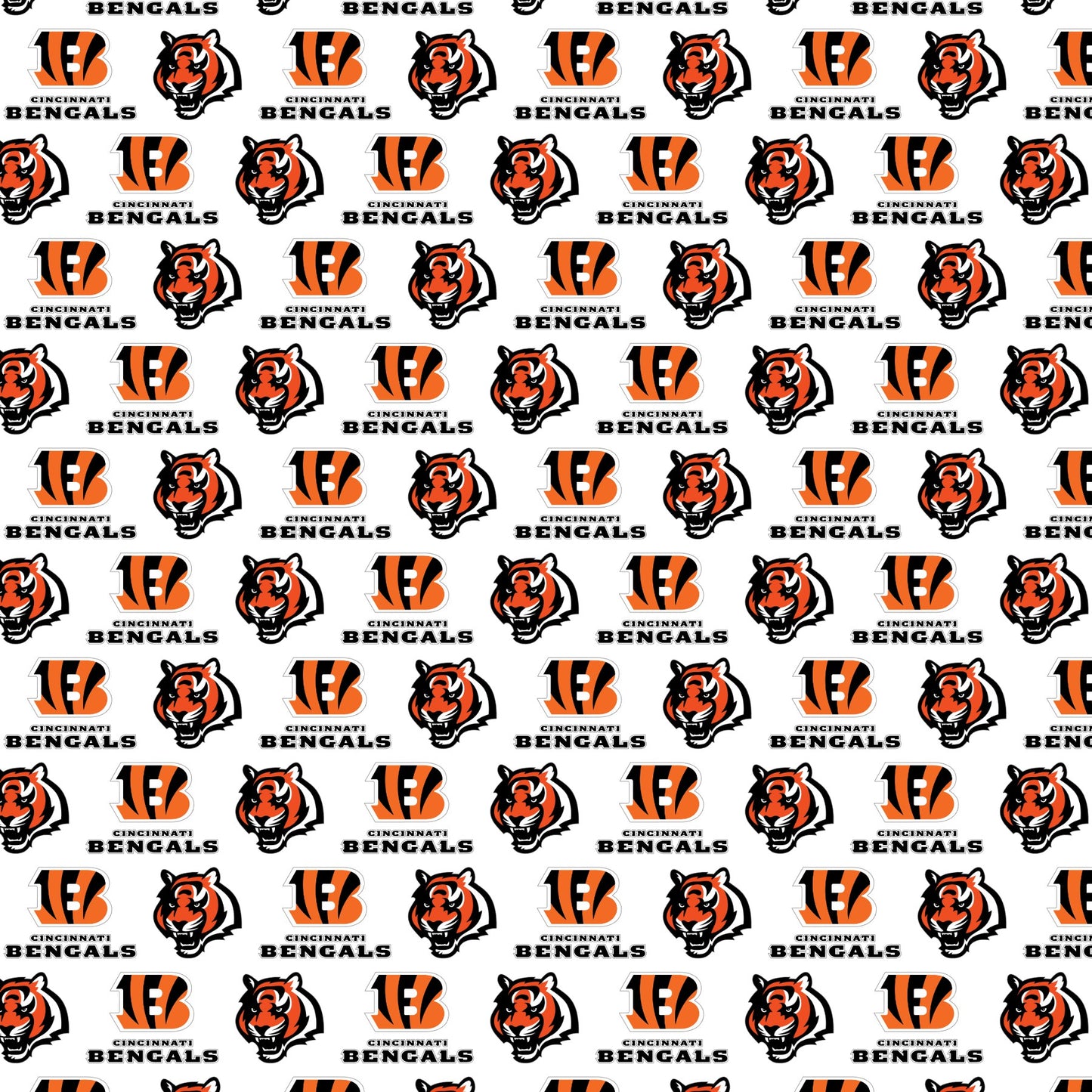 Cincinnati Bengal Scrapbook Paper