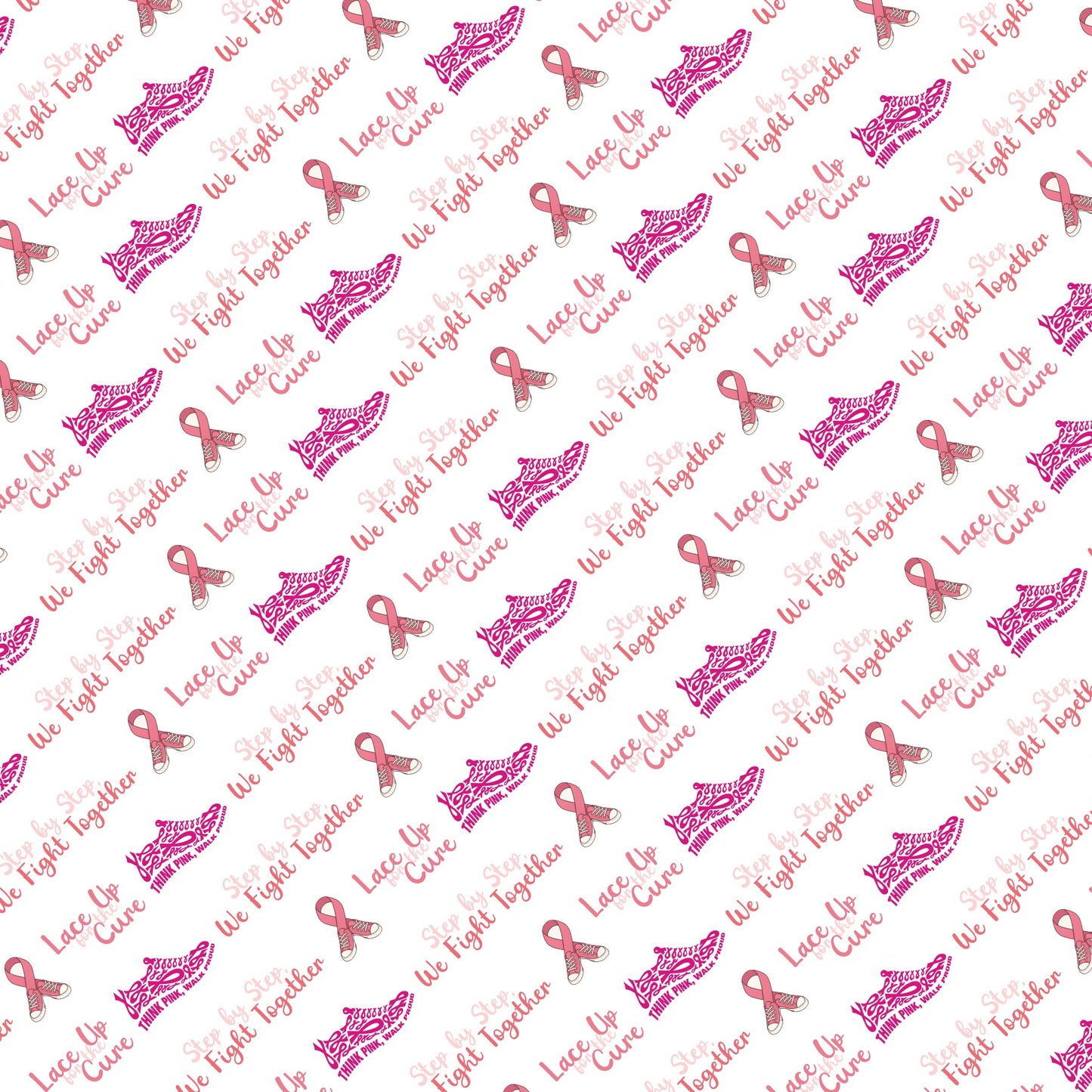 Breast Cancer Scrapbook Paper