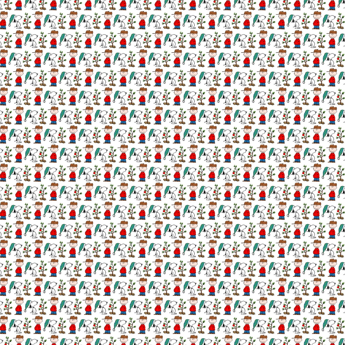 Snoopy Christmas Scrapbook Paper