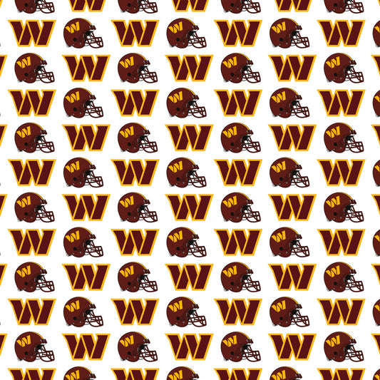 Washington Commanders Scrapbook Paper 2