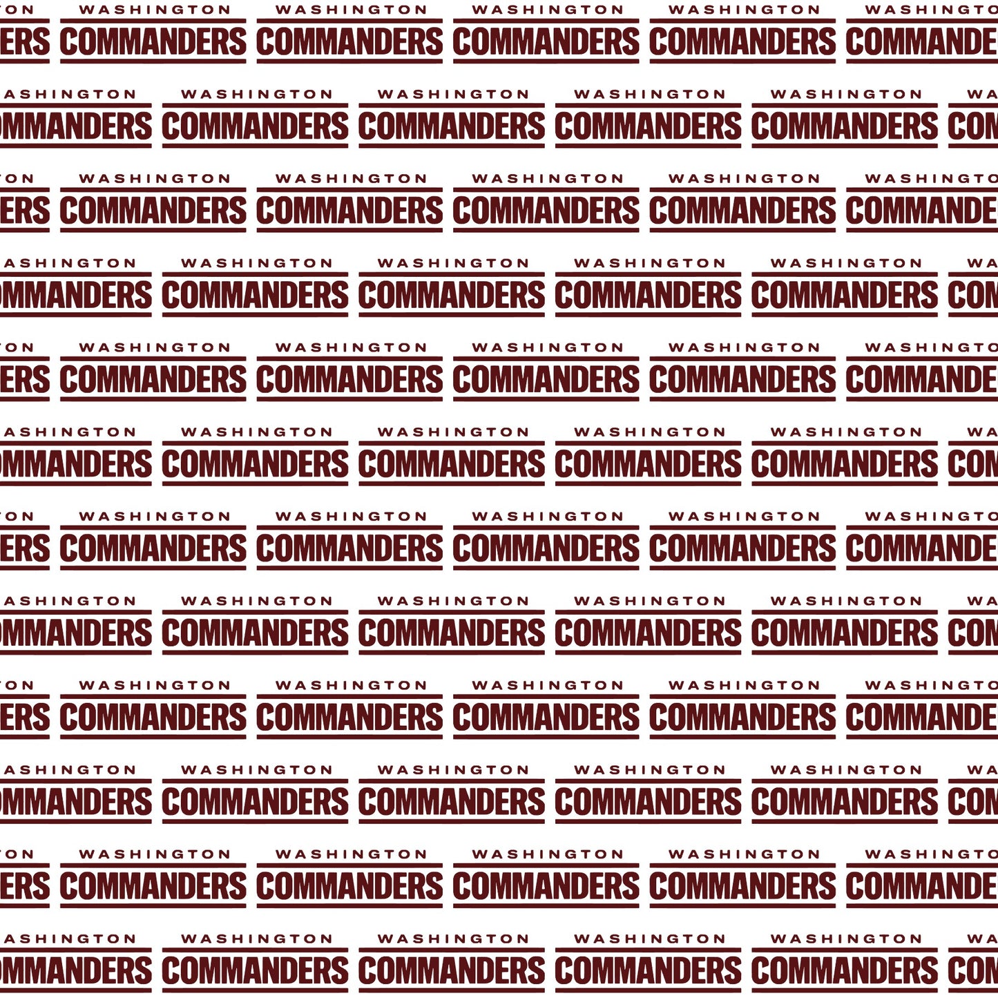 Washington Commanders Scrapbook Paper