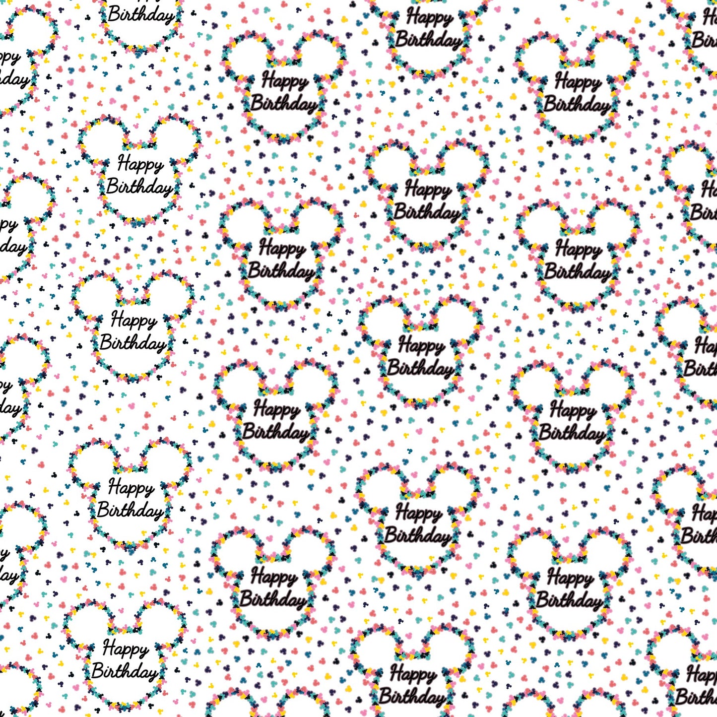 Disney Happy Birthday Scrapbook Paper
