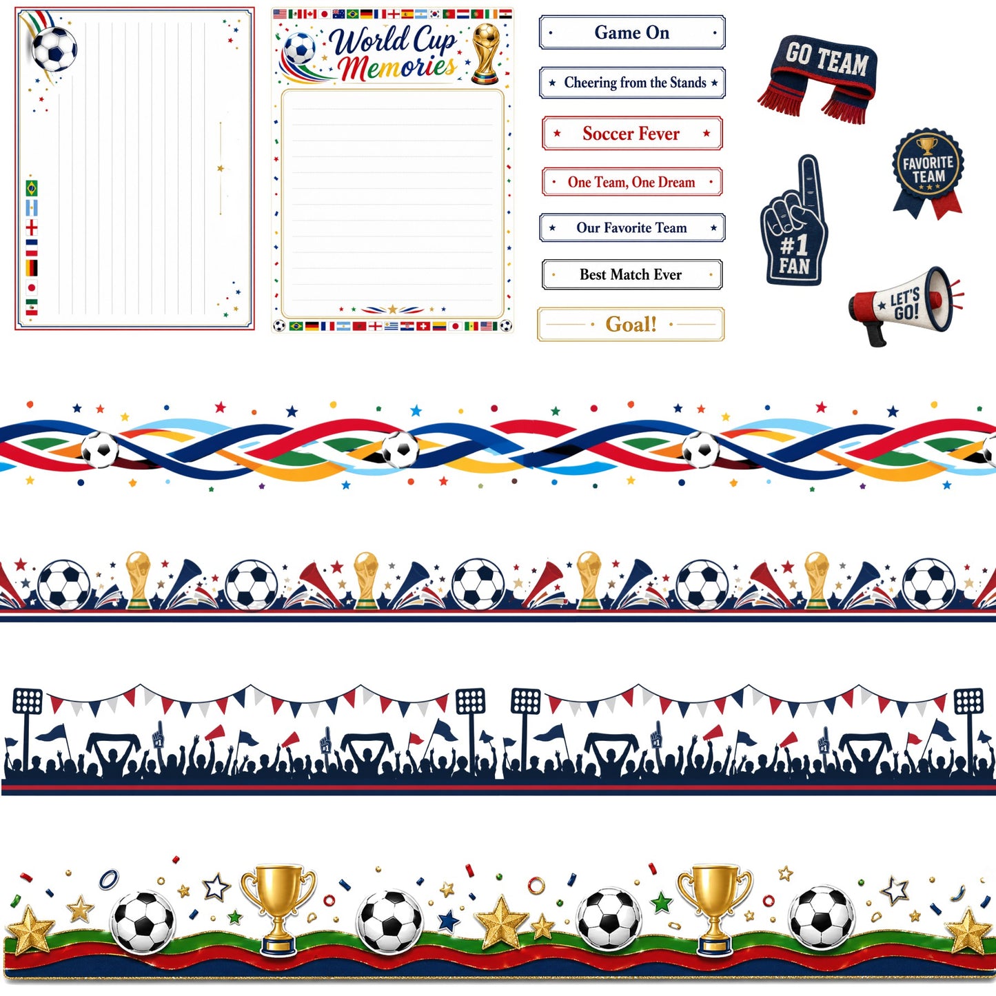 FIFA 2026 Scrapbook Paper