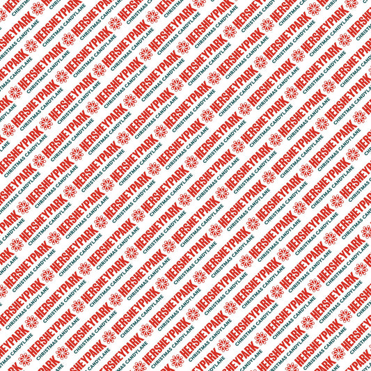 Hershey Park Christmas Scrapbook Paper