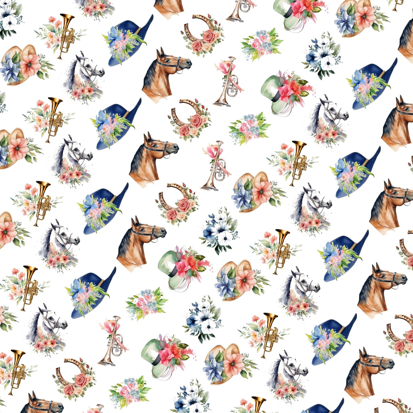 Kentucky Derby Scrapbook paper
