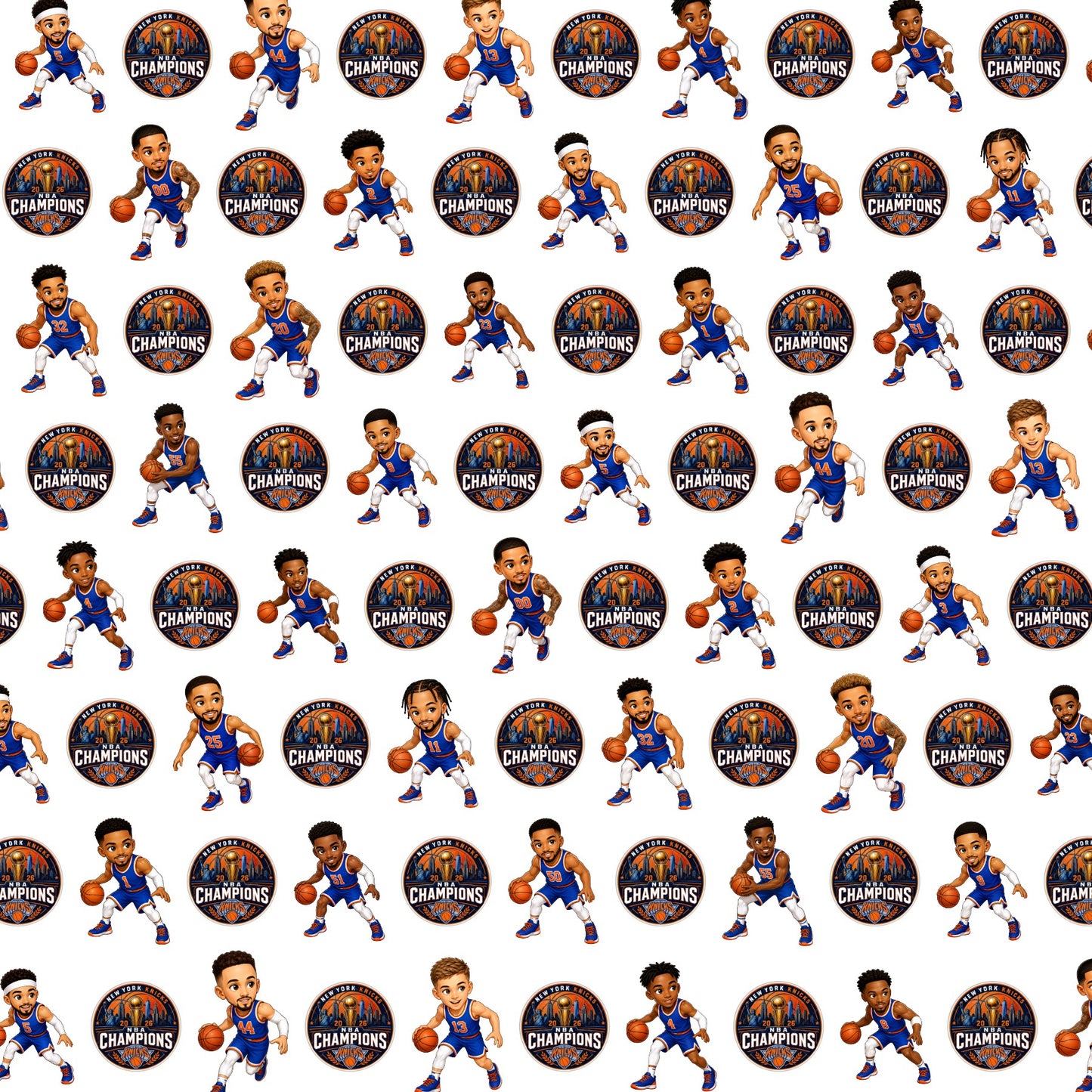 NY Knicks Scrapbook Paper