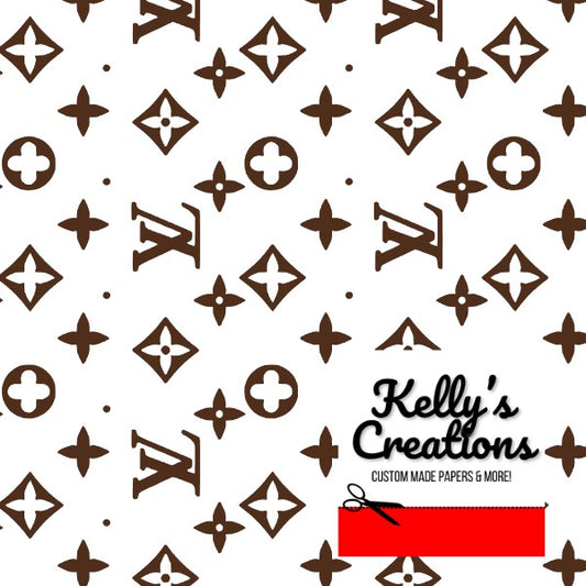 Luxury Brand Scrapbook Paper