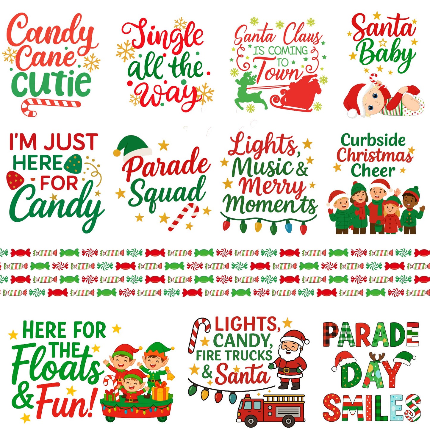 Holiday Parade Scrapbook Paper