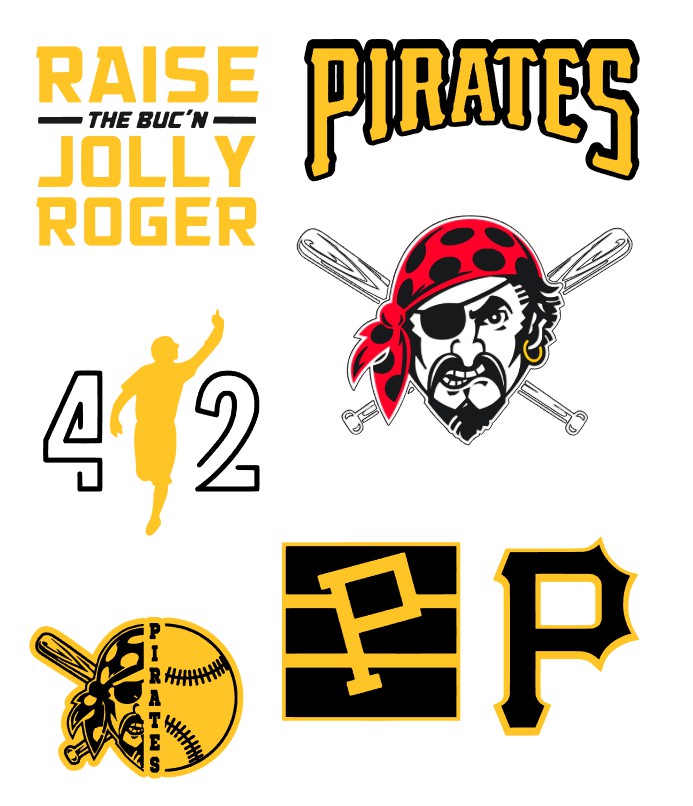 Pittsburgh Pirates Embellishments