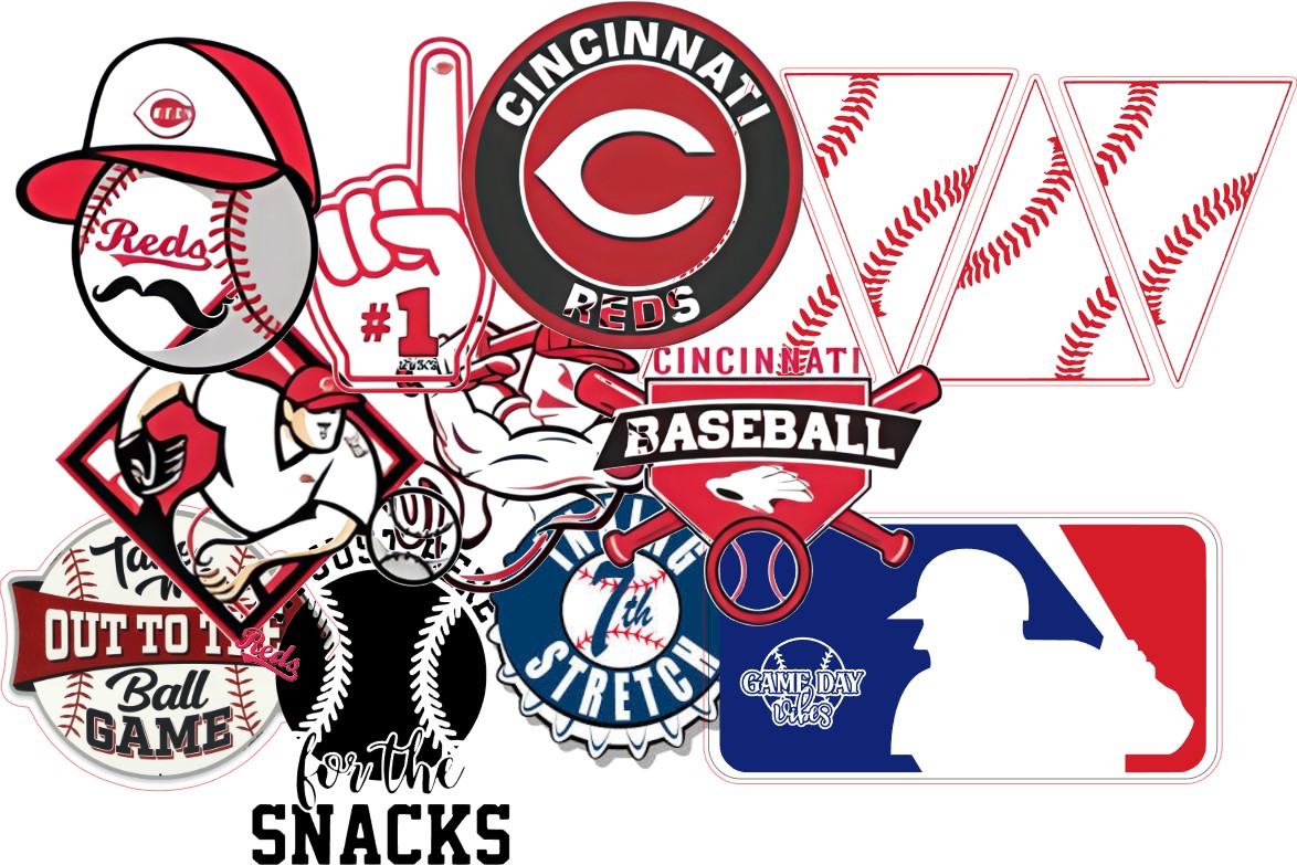 Cincinnati RedsScrapbook Paper