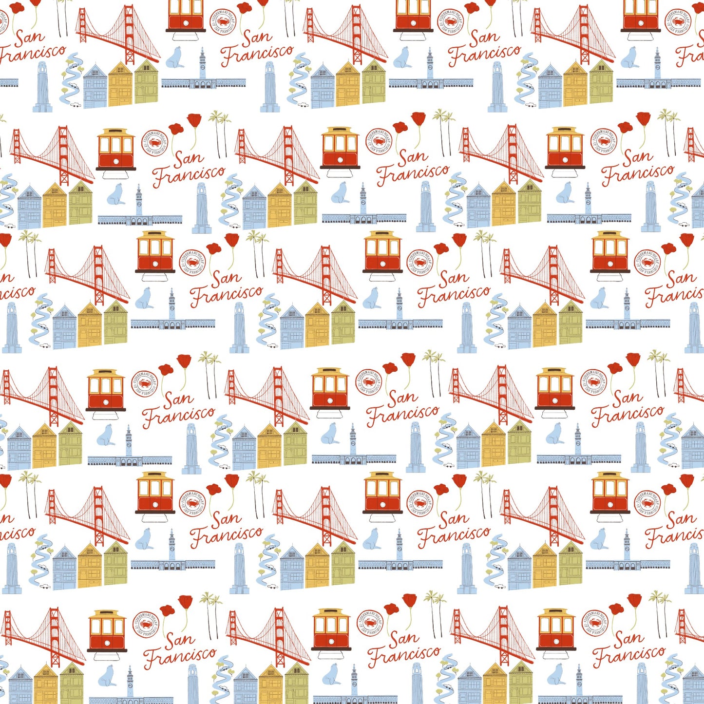 San Francisco Scrapbook Paper