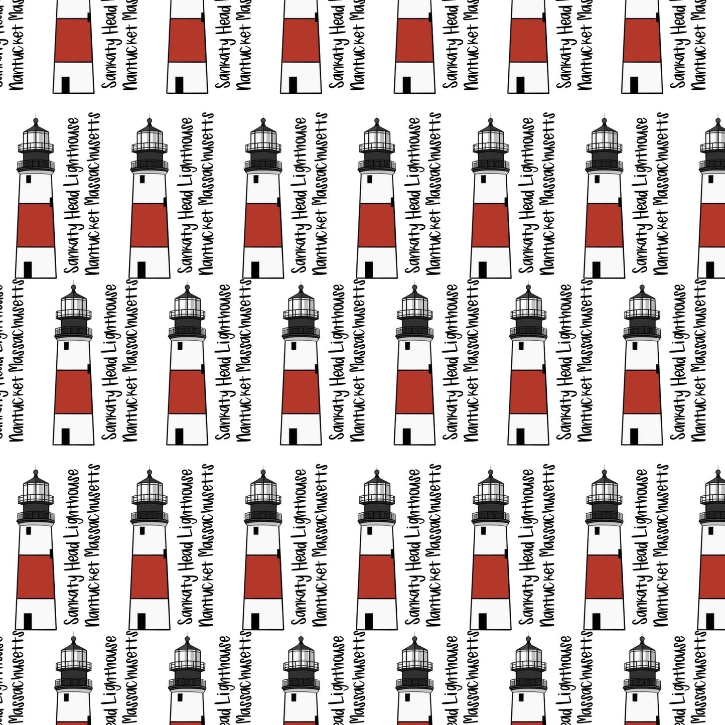 Sankaty Head Lighthouse Scrapbook Paper