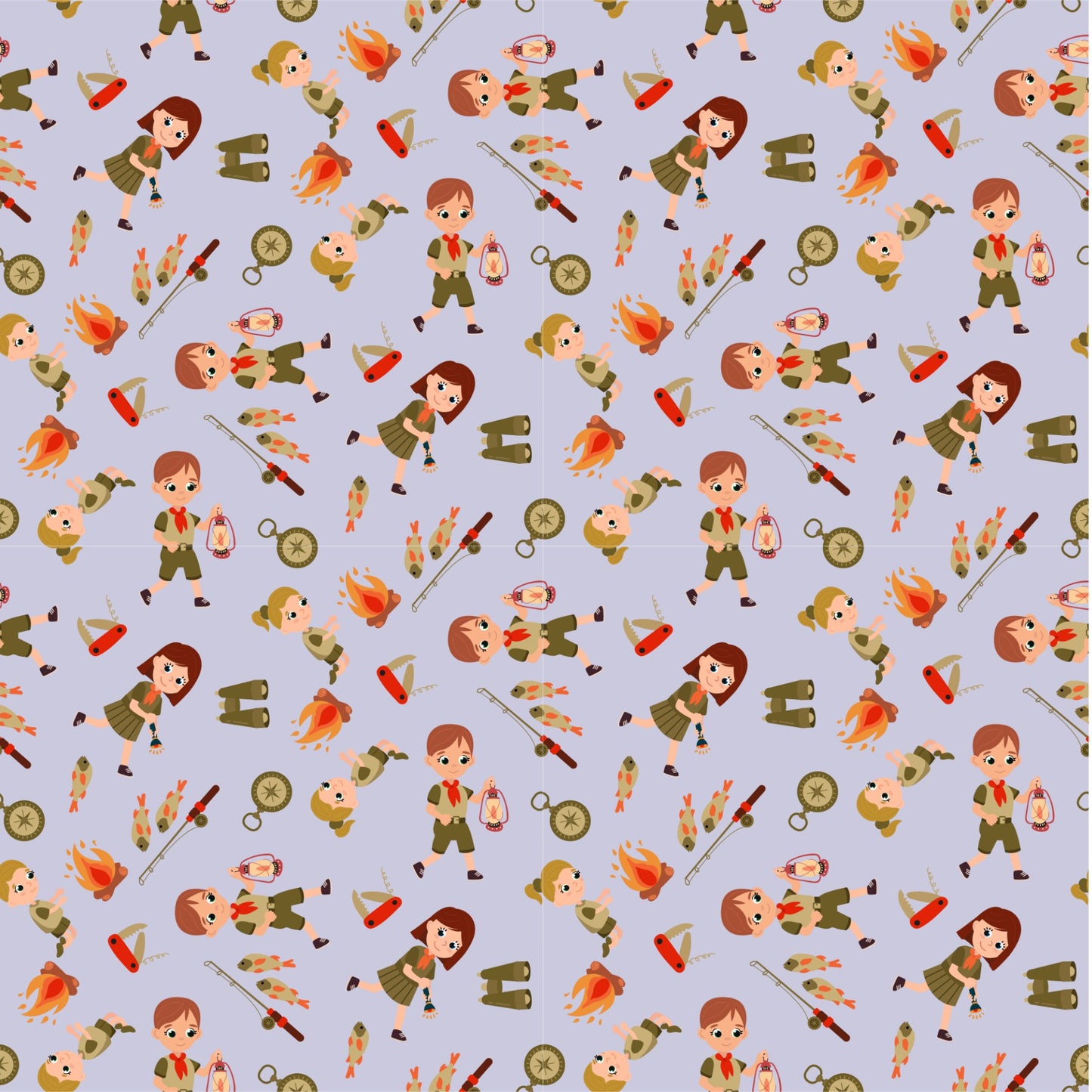 Scouts Scrapbook Paper