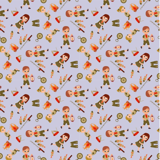 Scouts Scrapbook Paper