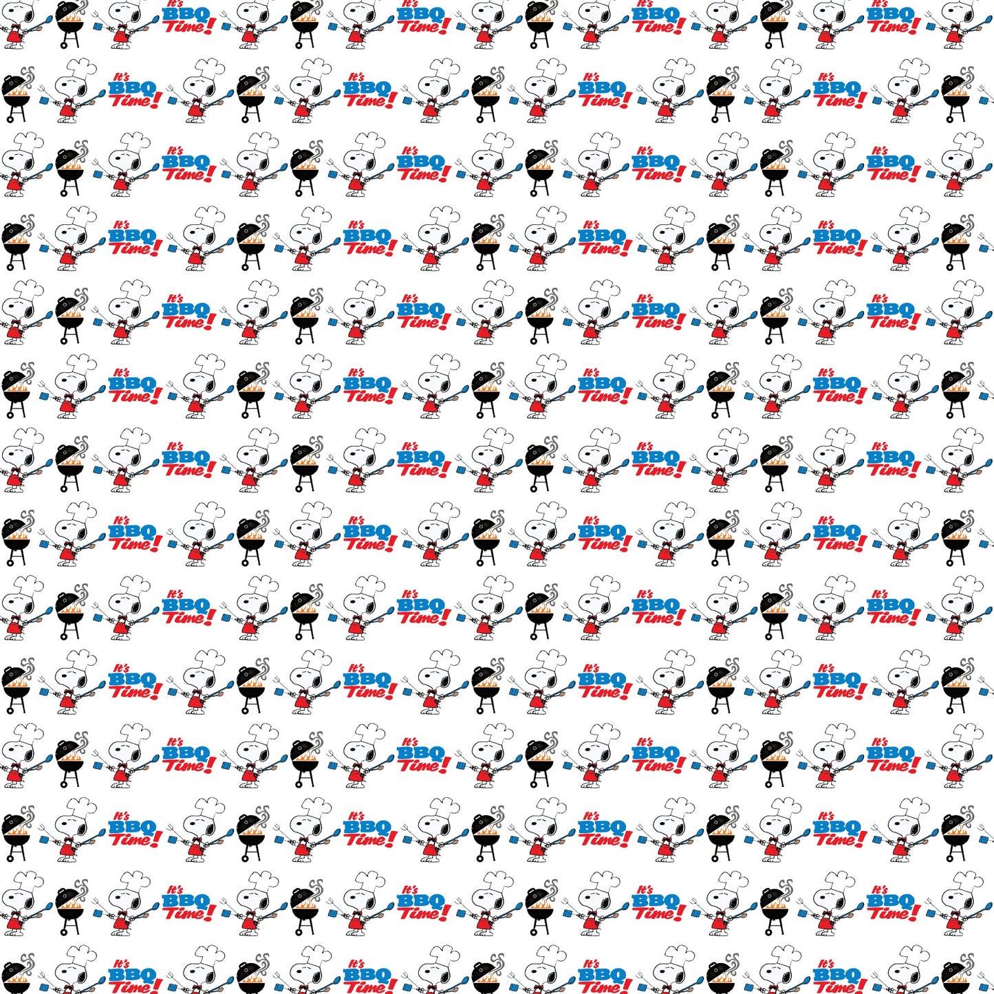 Snoopy BBQ Scrapbook paper