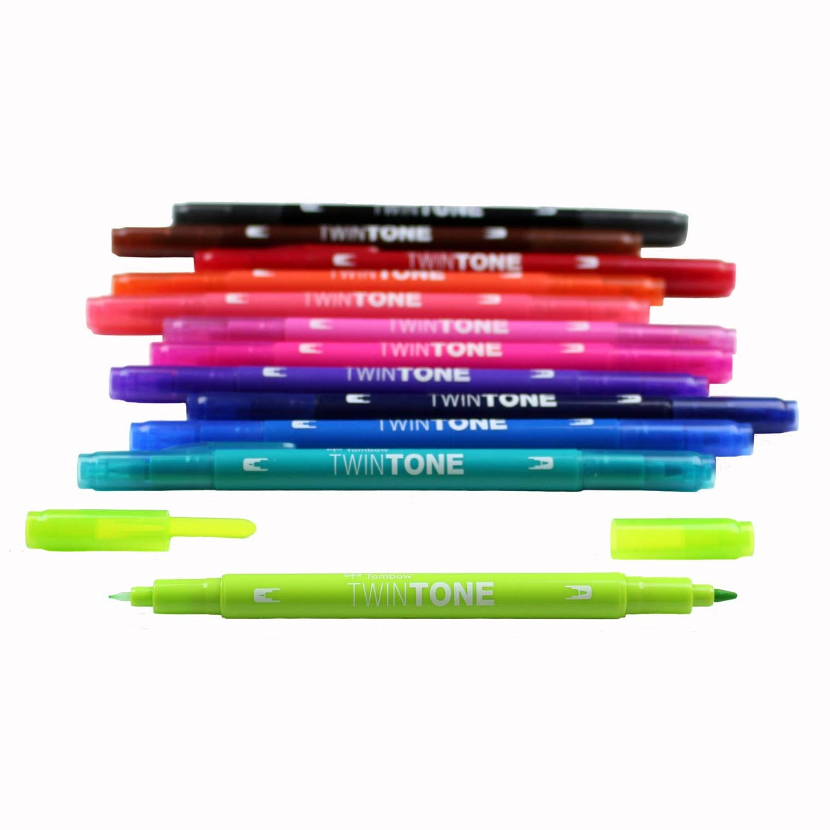 C. Tombow Twintone Marker Set 12/Pkg - Brights