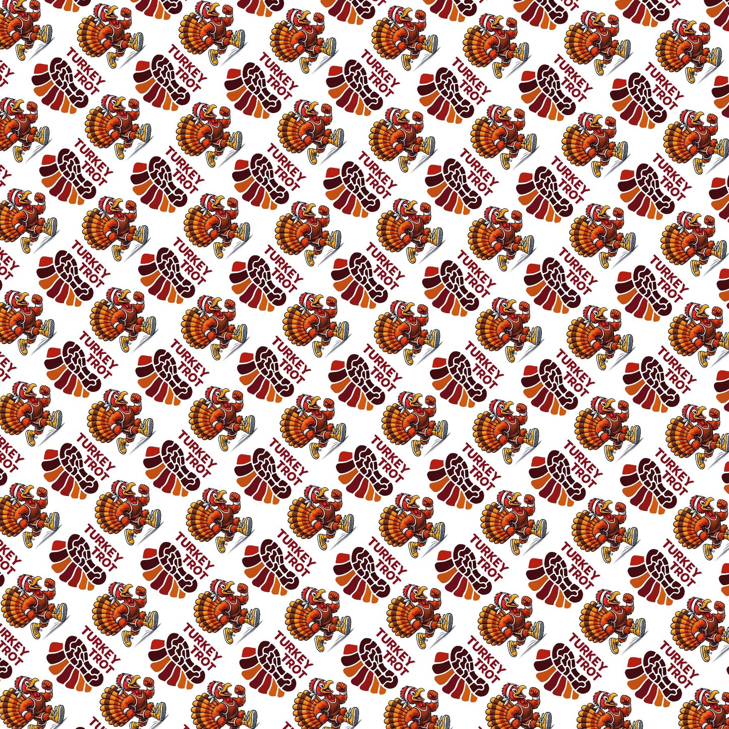 Turkey Trot Scrapbook Paper