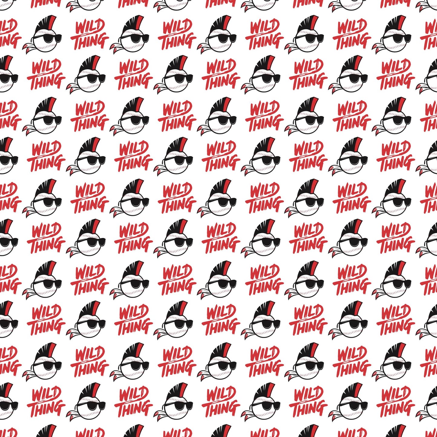 Washington Wild Things Baseball Scrapbook Paper