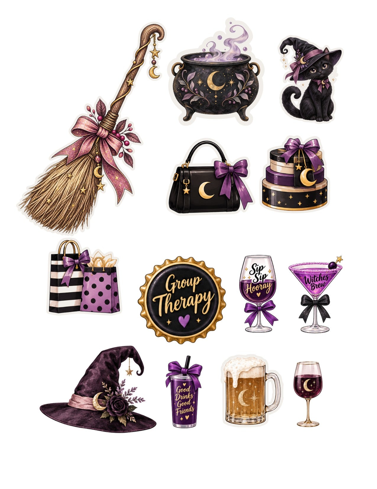 Witchy Fun Scrapbook Paper