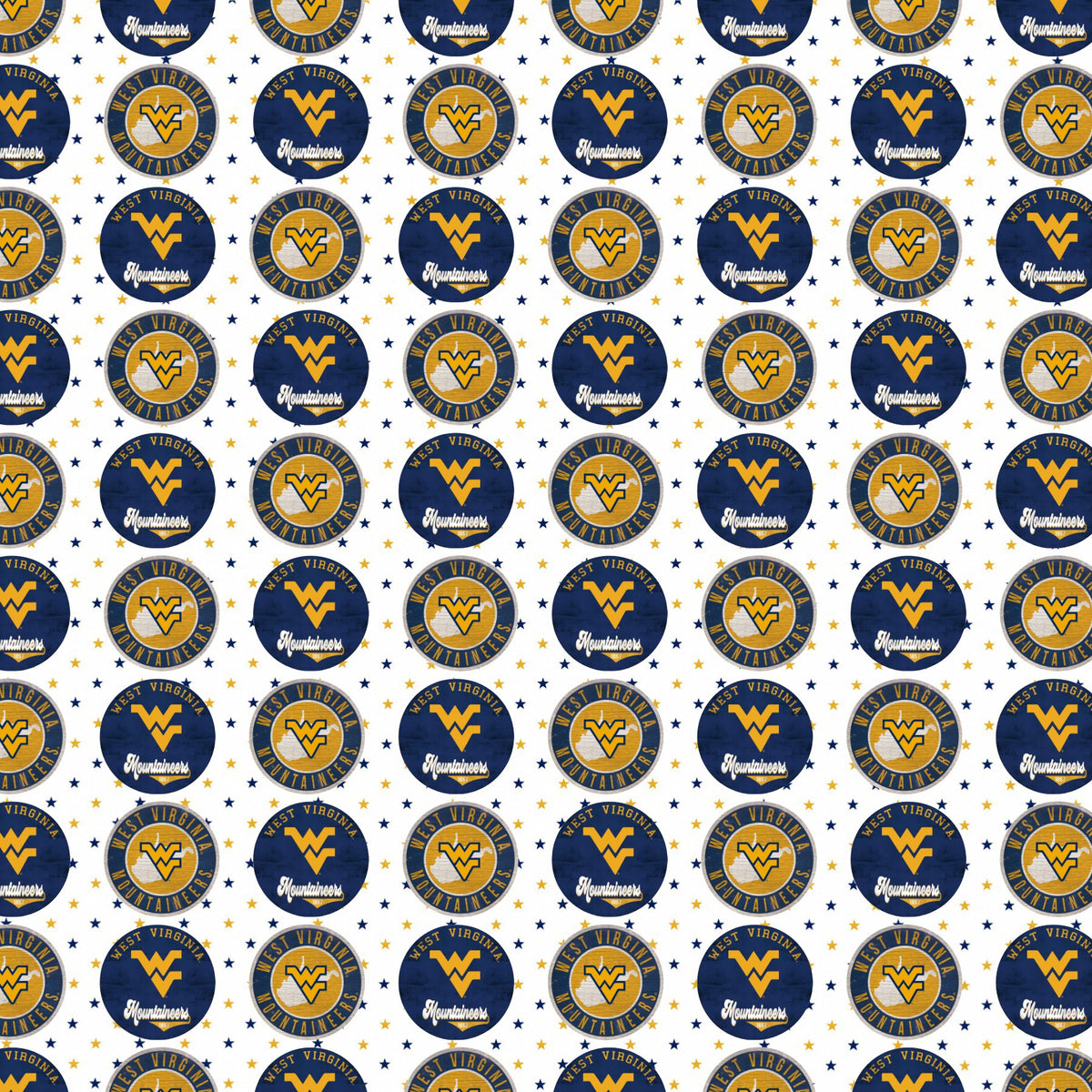 WVU Scrapbook Paper