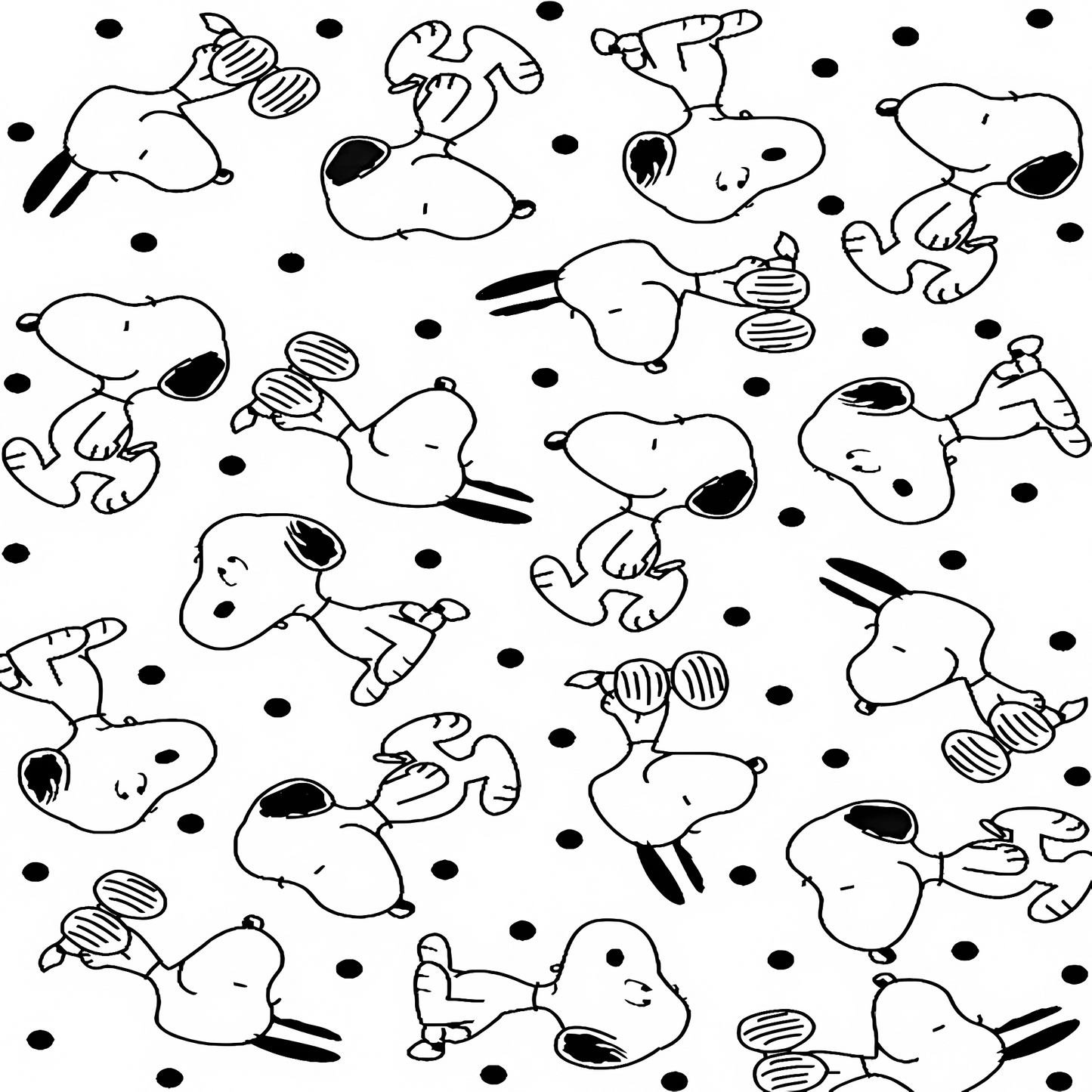 Snoopy Scrapbook Paper