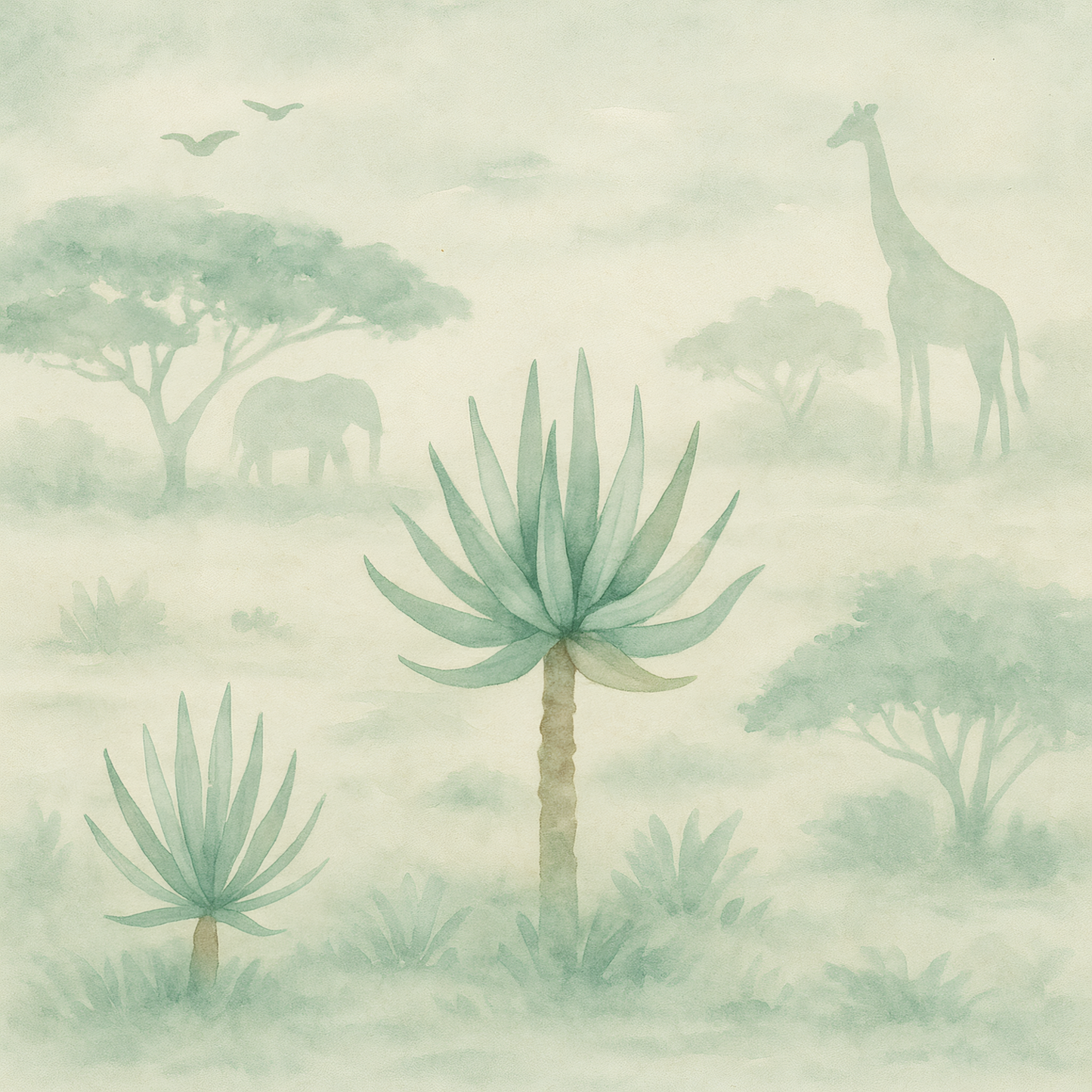 African Safari Scrapbook Paper