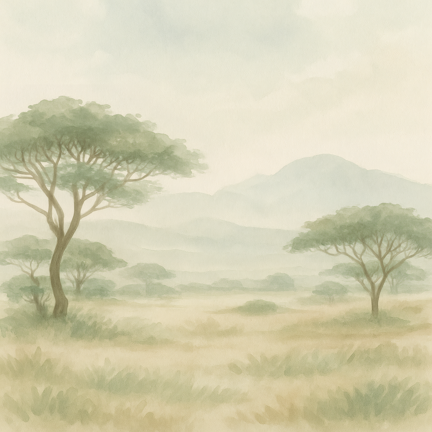 African Safari Scrapbook Paper