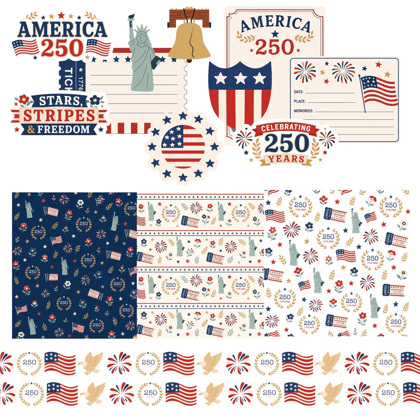 250th America Page Kits