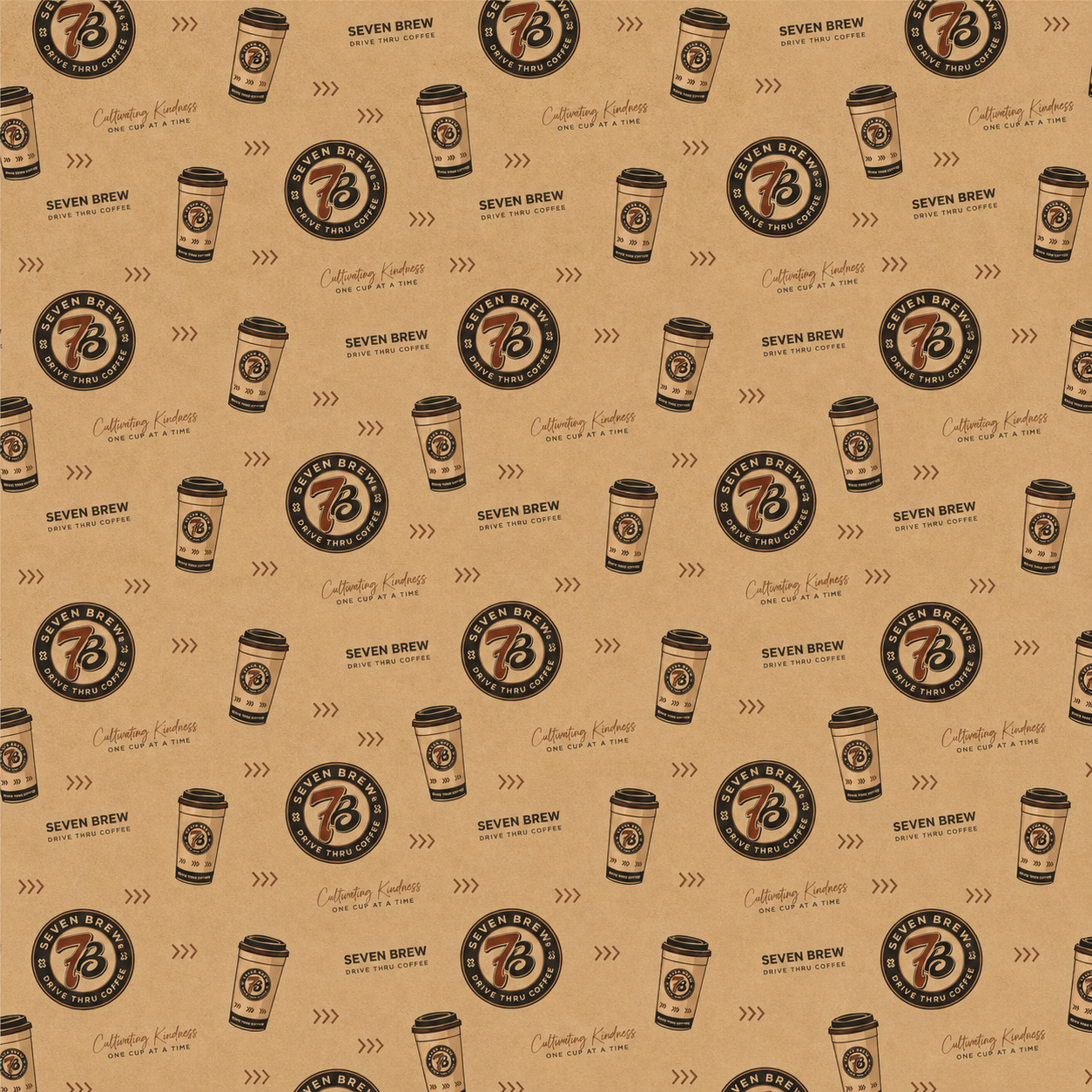 Coffee Scrapbook Paper