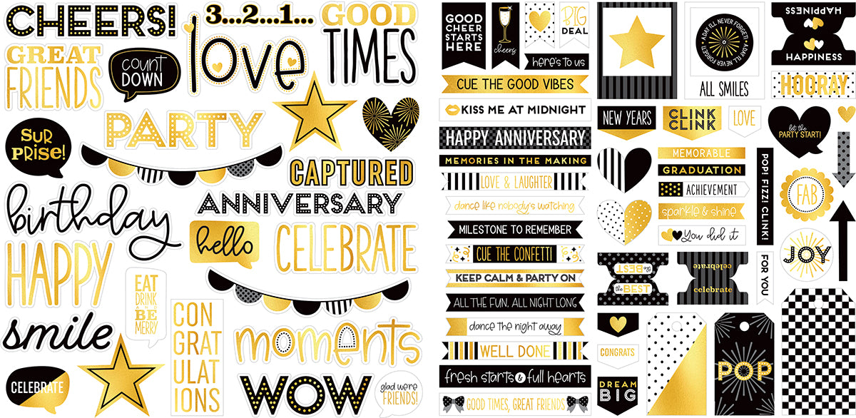Let's Celebrate BellaBlvd Scrapbook Collection