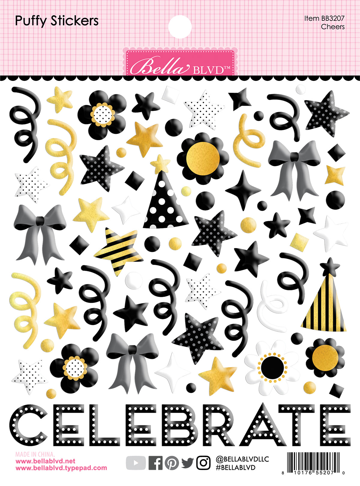 Let's Celebrate BellaBlvd Scrapbook Collection