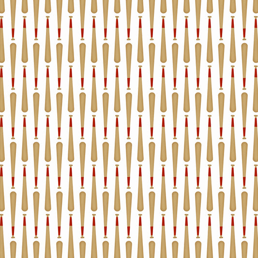 Baseball Bats scrapbook paper