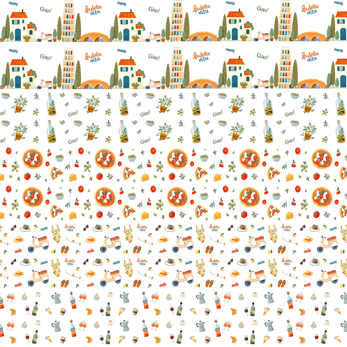 Italy Scrapbook Paper