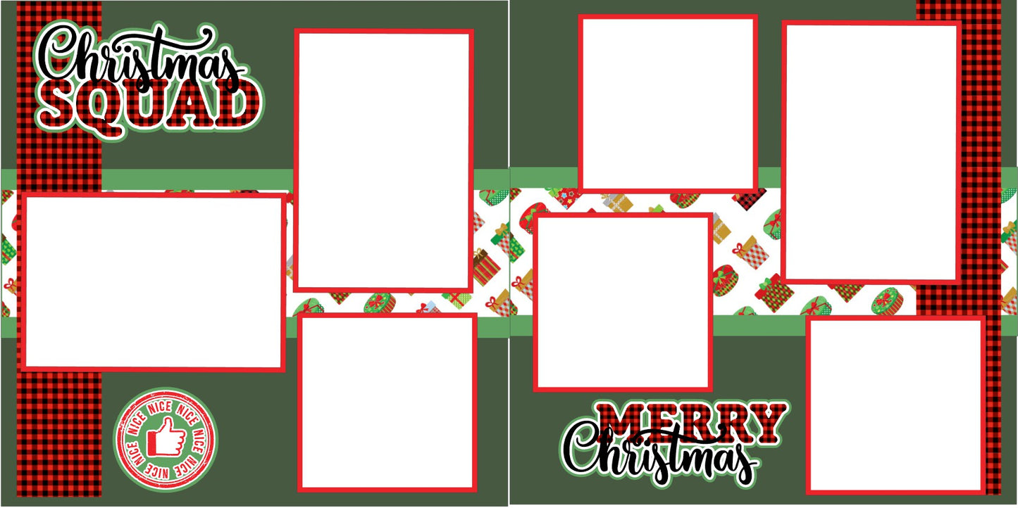 Christmas Squad page Kit