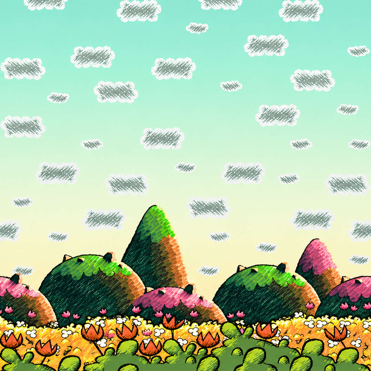 mario game scrapbook paper