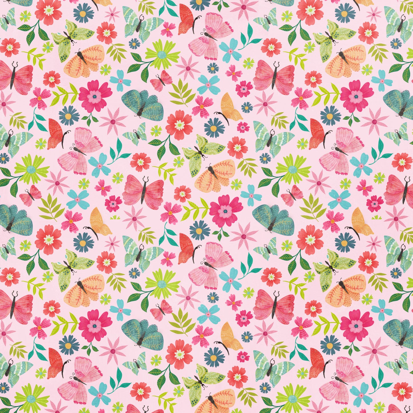 Spring Butterfly Scrapbook Paper