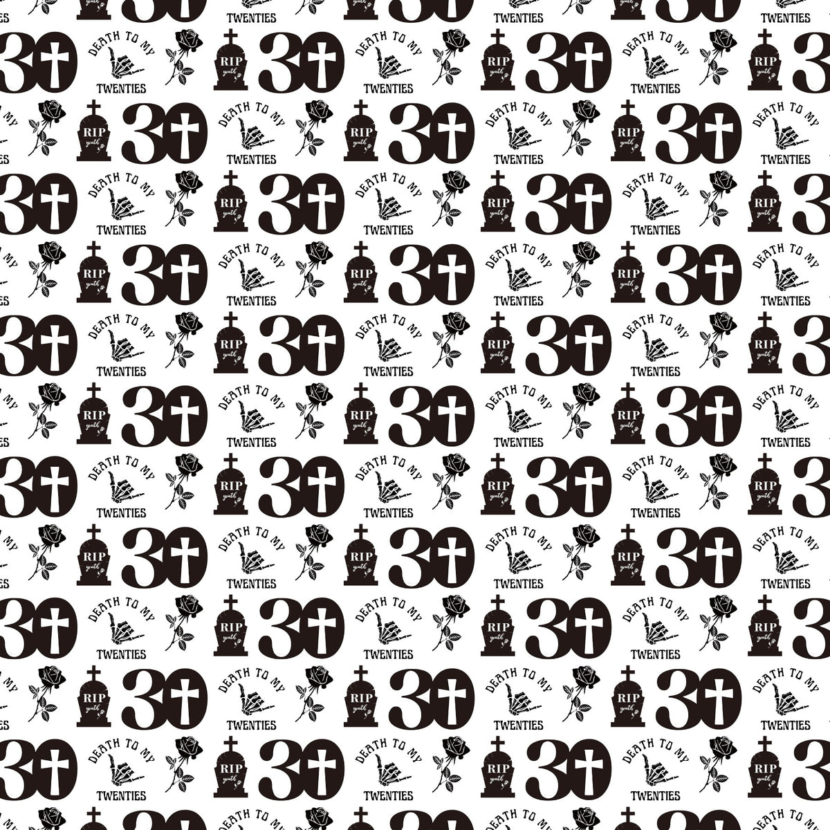 Milestone Birthday Scrapbook Paper