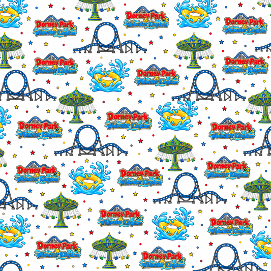Dorney Park Scrapbook Paper