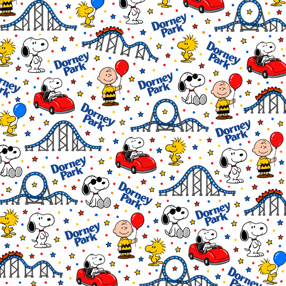 Dorney Park Scrapbook Paper