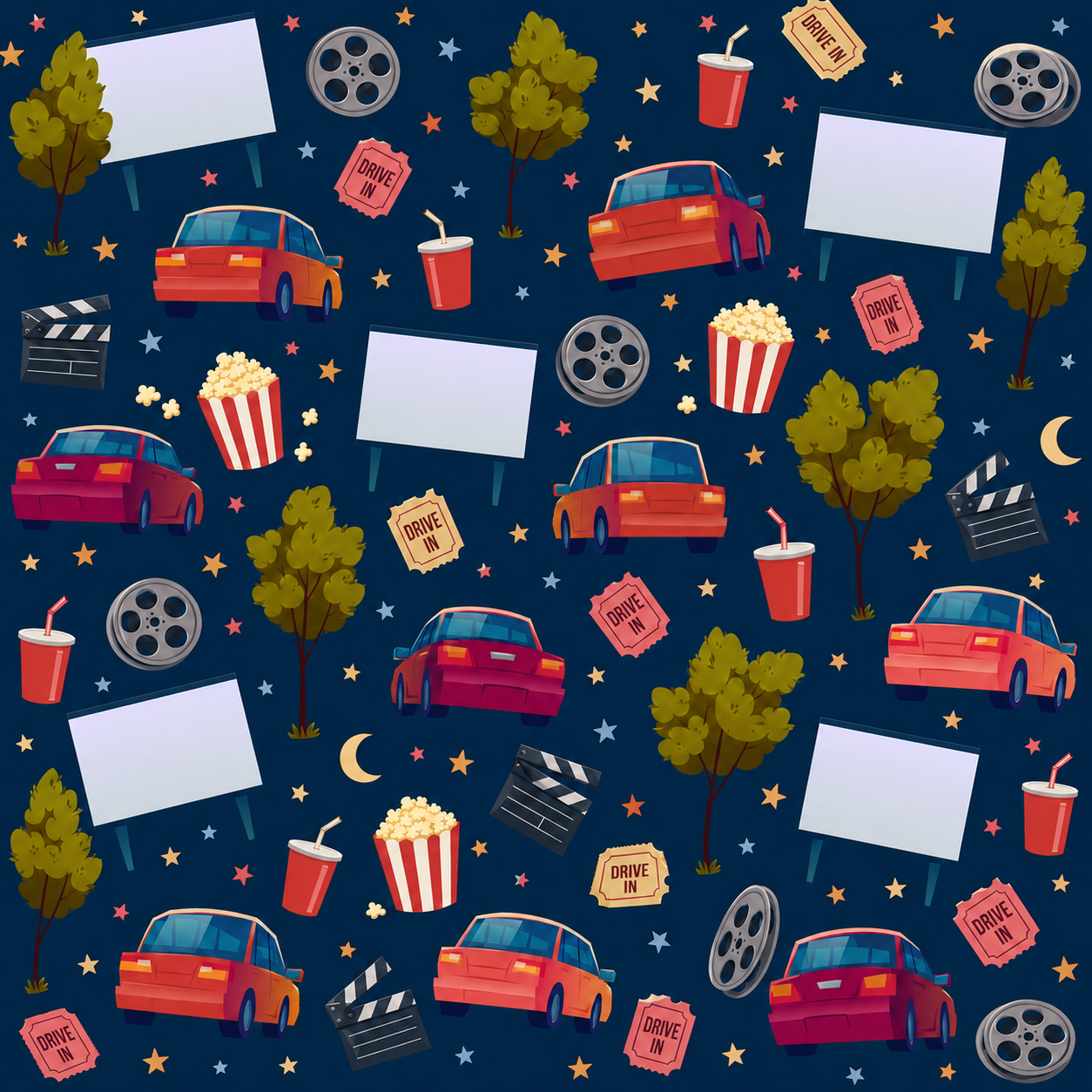 Drive In Movie Scrapbook