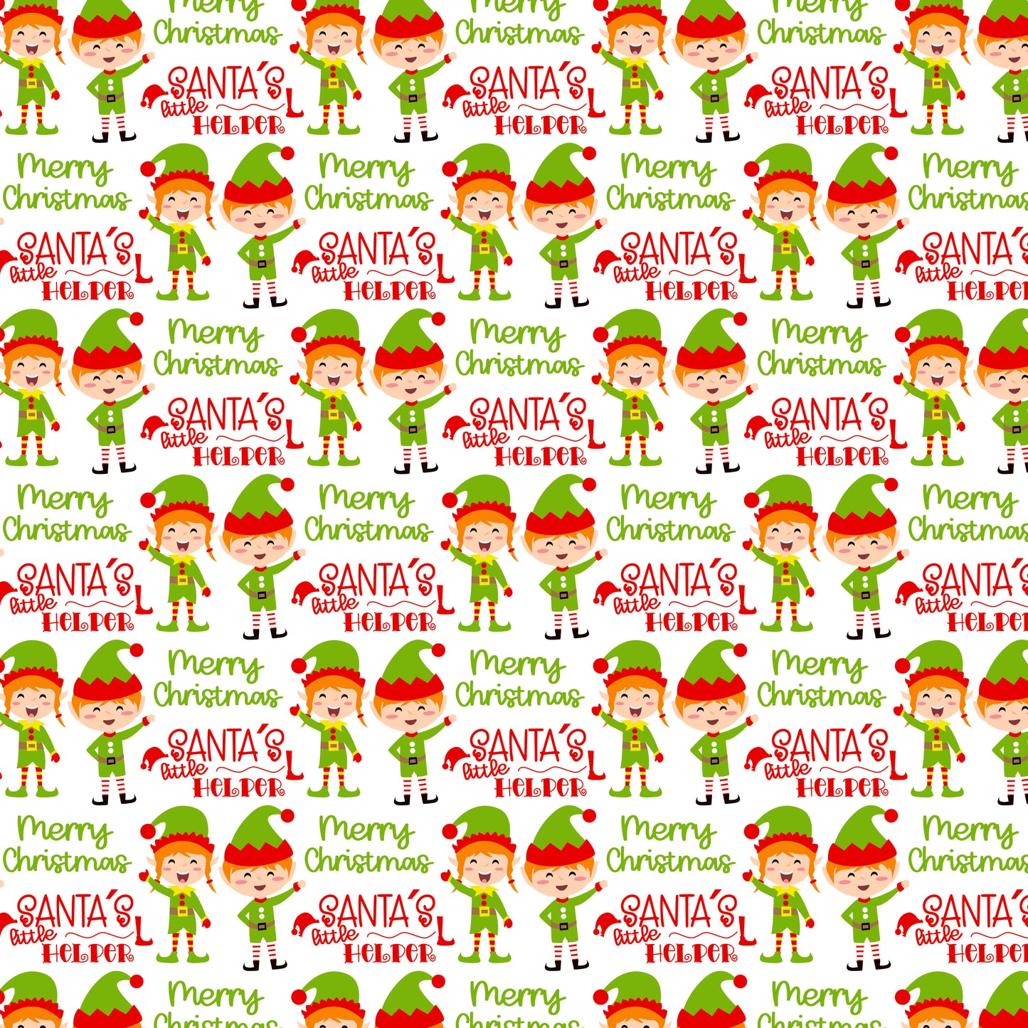 Elf Scrapbook Paper