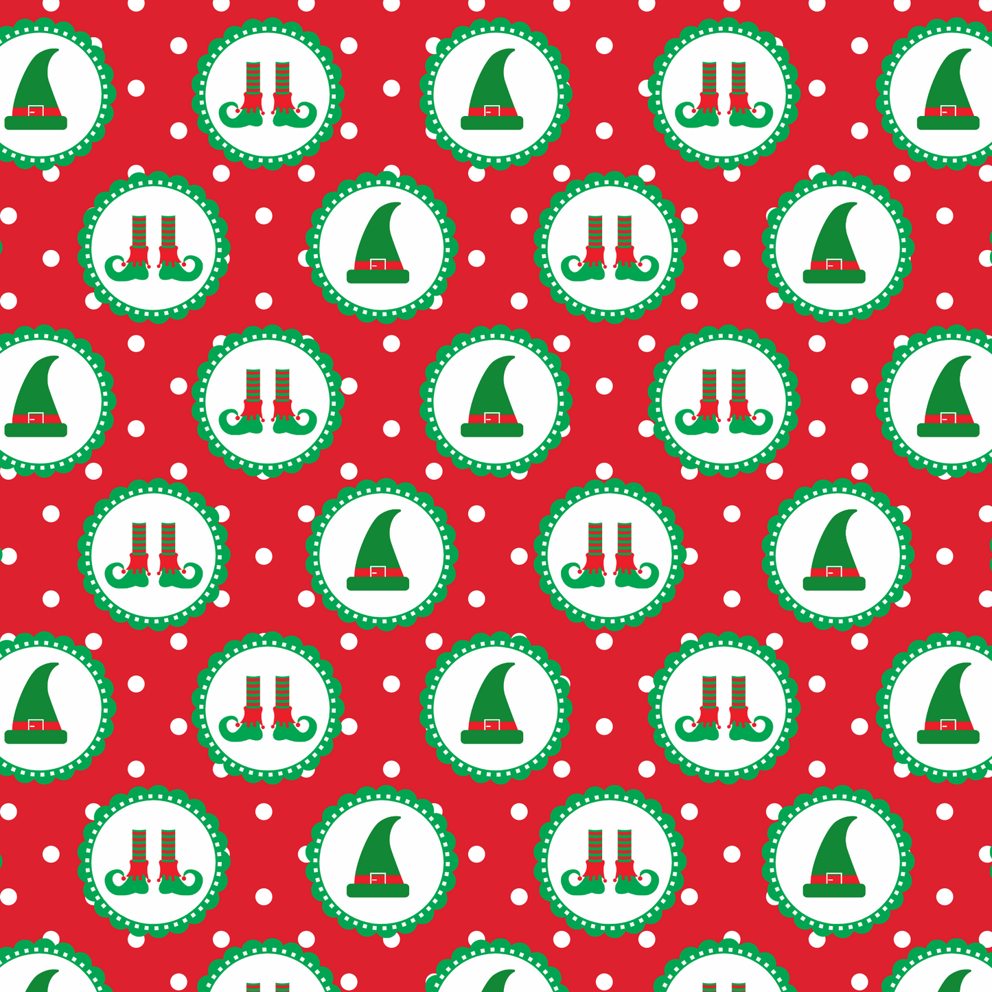 Elf Scrapbook Paper